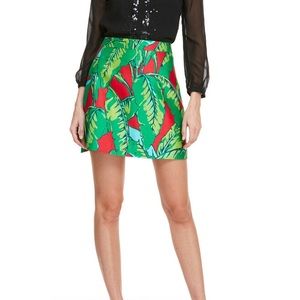 Vineyard Vines Banana Leaf Print Skirt 12 Tropical